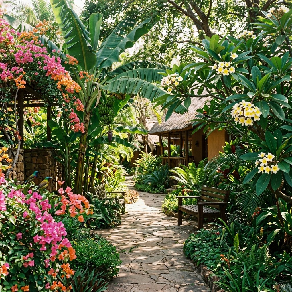 Tropical garden