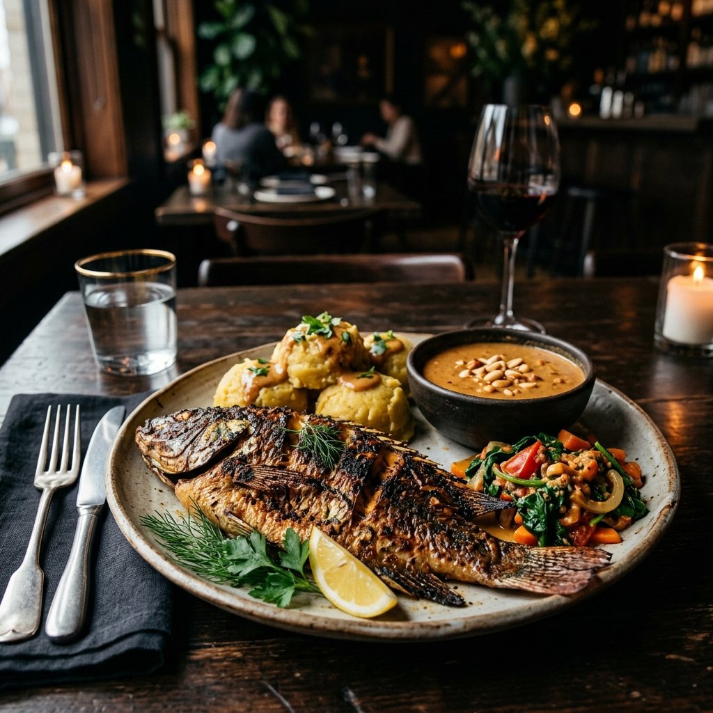 Grilled tilapia