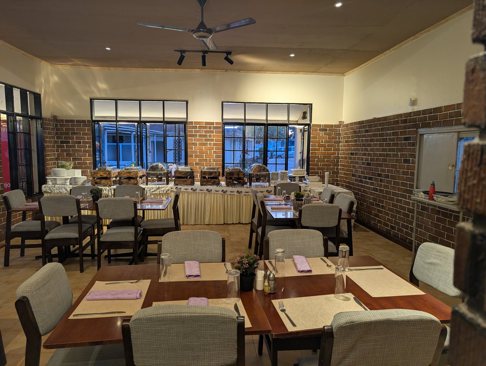 Our restaurant dining area